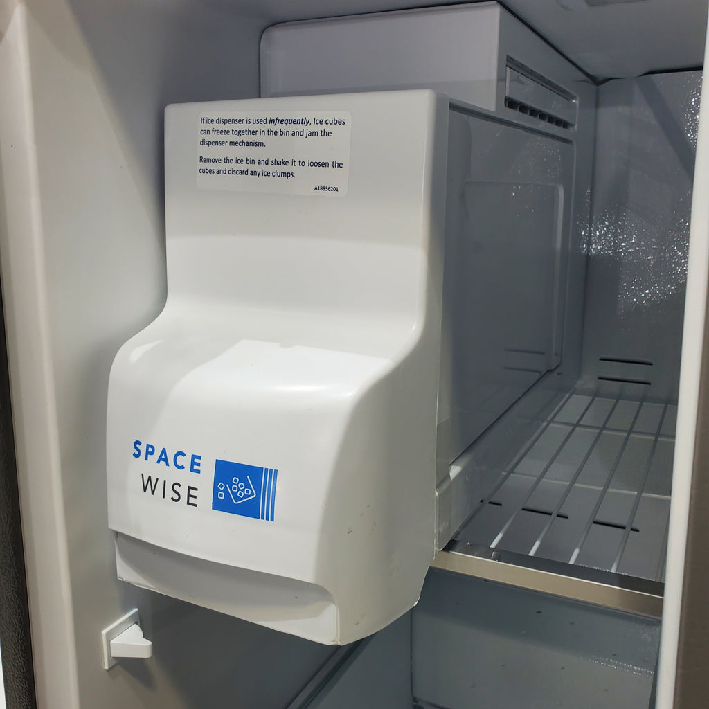 Pictures of Smudge Proof Stainless Steel ENERGY STAR Frigidaire Gallery 25.6 cu. ft. Side by Side Refrigerator with Exterior Water and Ice Dispenser - Scratch & Dent - Minor - Neu Appliance Outlet - Discount Appliance Outlet in Austin, Tx