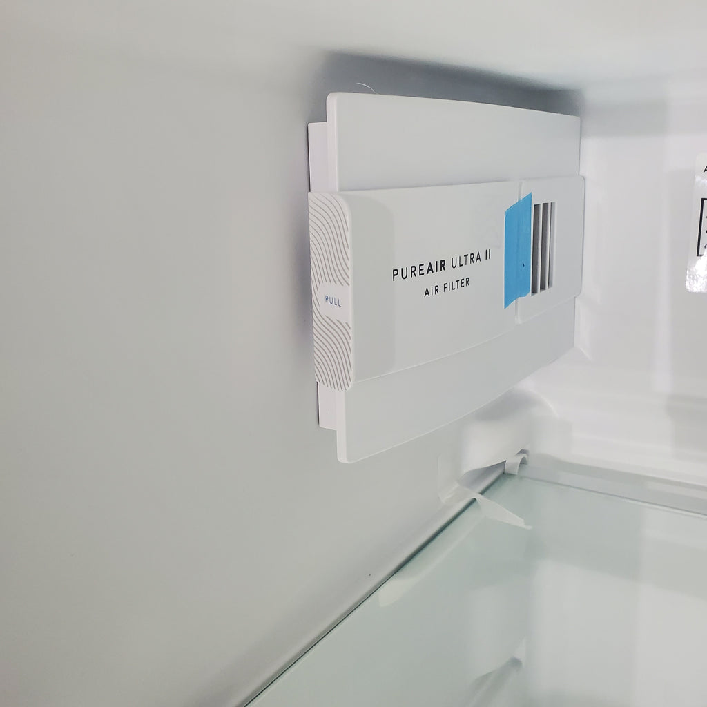 Pictures of Smudge Proof Stainless Steel ENERGY STAR Frigidaire Gallery 25.6 cu. ft. Side by Side Refrigerator with Exterior Water and Ice Dispenser - Scratch & Dent - Minor - Neu Appliance Outlet - Discount Appliance Outlet in Austin, Tx