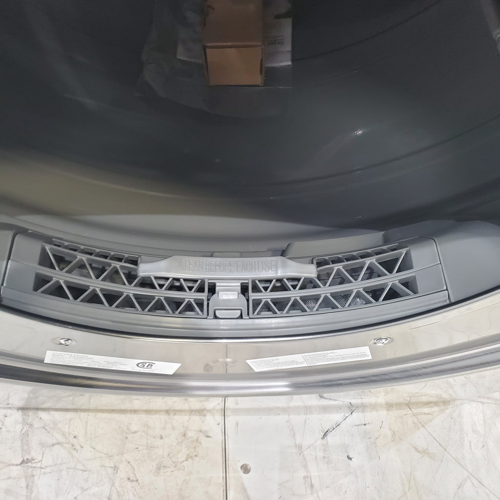 Pictures of Platinum Samsung 7.5 cu. ft. Front Load Electric Dryer with Steam- Scratch & Dent - Minor - Neu Appliance Outlet - Discount Appliance Outlet in Austin, Tx