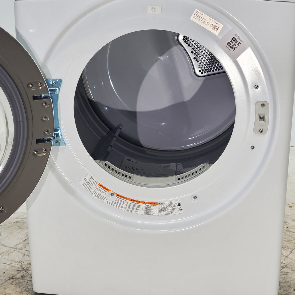 Pictures of ENERGY STAR LG 7.4 cu. ft. Electric Vented Dryer with Sensor Dry and SmartThinQ Technology - Open Box - Neu Appliance Outlet - Discount Appliance Outlet in Austin, Tx