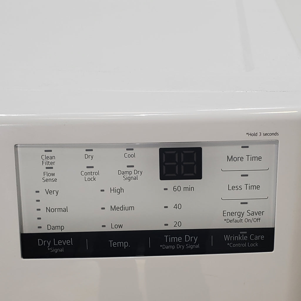 Pictures of ENERGY STAR LG 7.4 cu. ft. Electric Vented Dryer with Sensor Dry and SmartThinQ Technology - Open Box - Neu Appliance Outlet - Discount Appliance Outlet in Austin, Tx