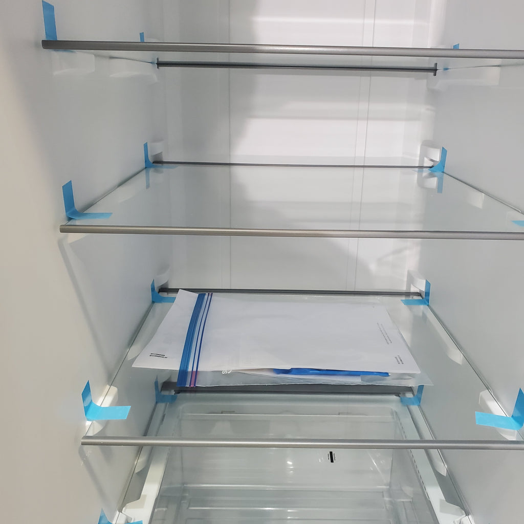 Pictures of 33 in. Wide Fingerprint-Resistant Stainless Steel Whirlpool 21.4 cu. ft. Side by Side Refrigerator with In Door Ice and Water Dispenser - Scratch & Dent - Minor - Neu Appliance Outlet - Discount Appliance Outlet in Austin, Tx