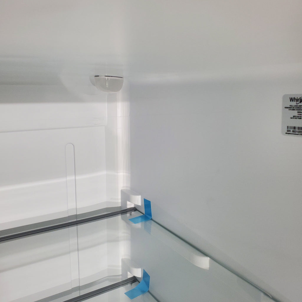 Pictures of 33 in. Wide Fingerprint-Resistant Stainless Steel Whirlpool 21.4 cu. ft. Side by Side Refrigerator with In Door Ice and Water Dispenser - Scratch & Dent - Minor - Neu Appliance Outlet - Discount Appliance Outlet in Austin, Tx