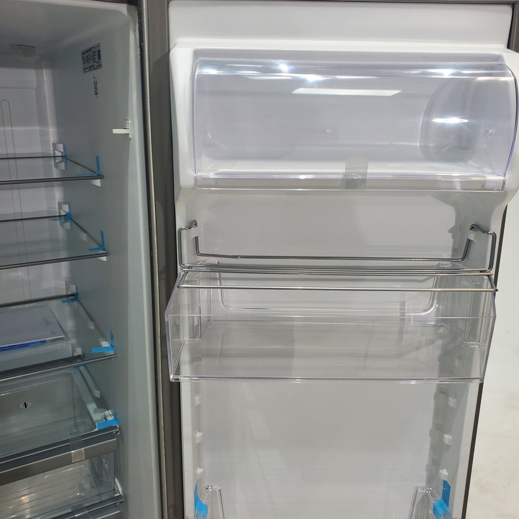 Pictures of 33 in. Wide Fingerprint-Resistant Stainless Steel Whirlpool 21.4 cu. ft. Side by Side Refrigerator with In Door Ice and Water Dispenser - Scratch & Dent - Minor - Neu Appliance Outlet - Discount Appliance Outlet in Austin, Tx