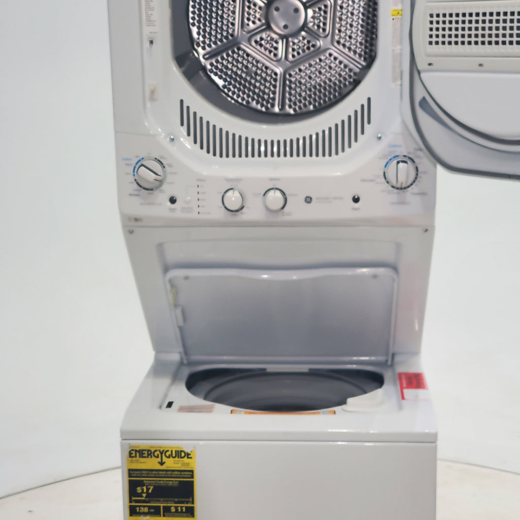 Pictures of 24 in. Wide GE Spacemaker Laundry Center with 2.3 cu. ft. Capacity Top Load Washing Machine and 4.4 cu. ft. Electric Dryer - Certified Refurbished - Neu Appliance Outlet - Discount Appliance Outlet in Austin, Tx