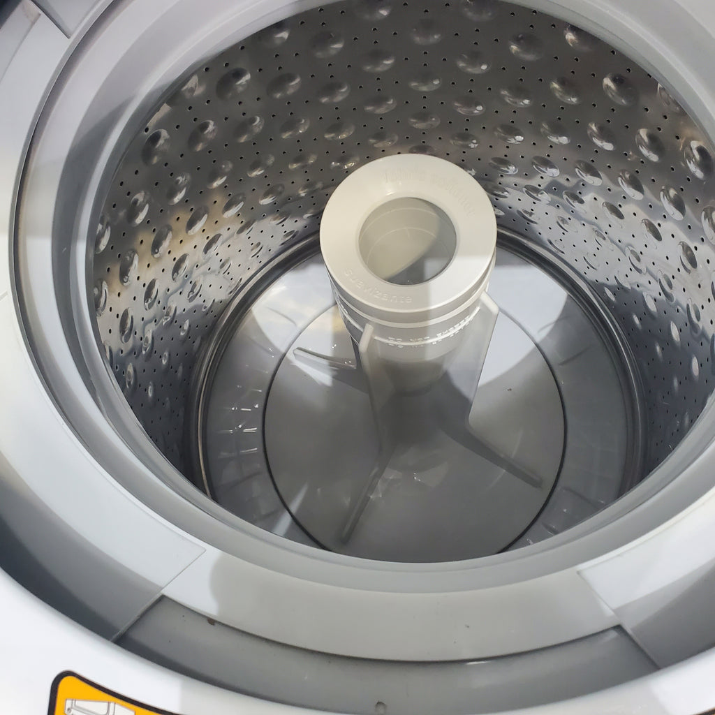 Pictures of 24 in. Wide GE Spacemaker Laundry Center with 2.3 cu. ft. Capacity Top Load Washing Machine and 4.4 cu. ft. Electric Dryer - Certified Refurbished - Neu Appliance Outlet - Discount Appliance Outlet in Austin, Tx