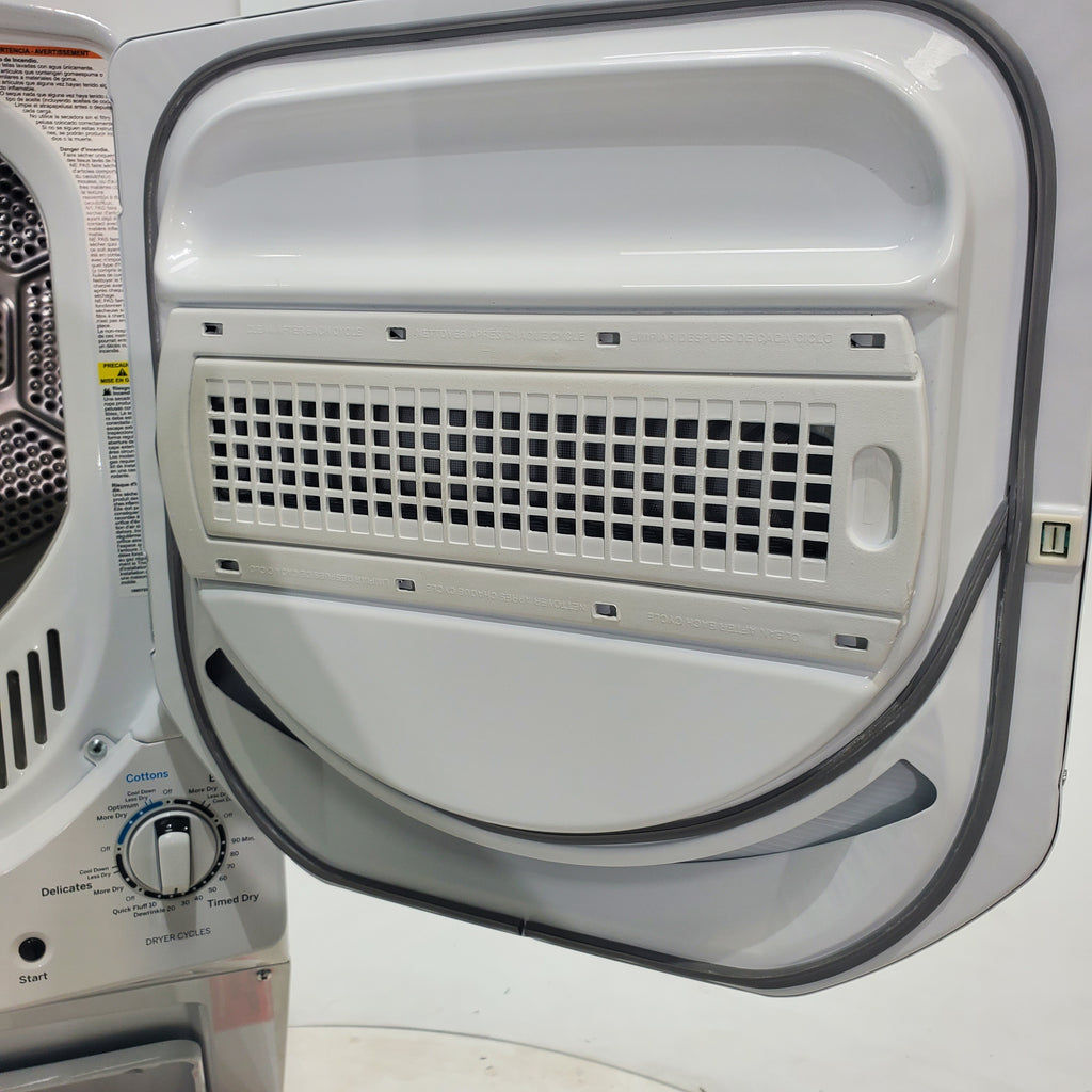 Pictures of 24 in. Wide GE Spacemaker Laundry Center with 2.3 cu. ft. Capacity Top Load Washing Machine and 4.4 cu. ft. Electric Dryer - Certified Refurbished - Neu Appliance Outlet - Discount Appliance Outlet in Austin, Tx