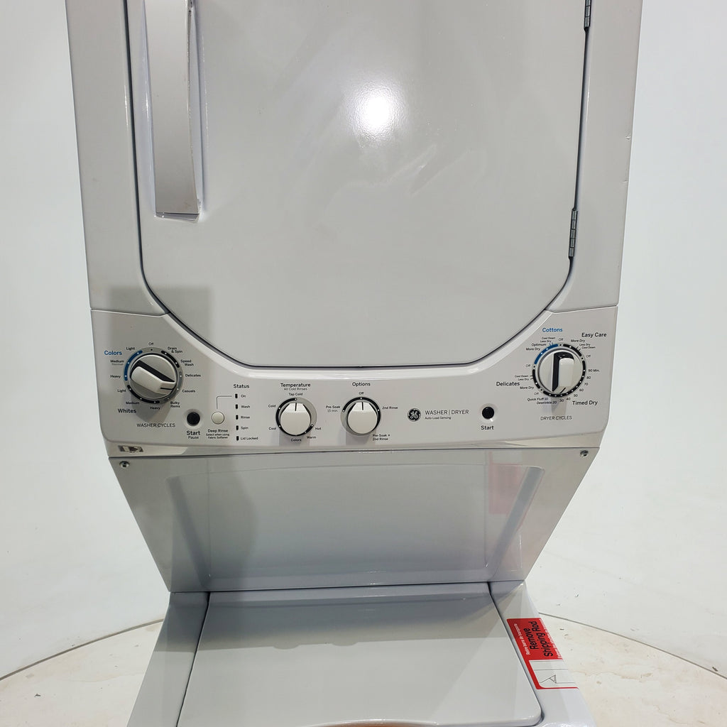 Pictures of 24 in. Wide GE Spacemaker Laundry Center with 2.3 cu. ft. Capacity Top Load Washing Machine and 4.4 cu. ft. Electric Dryer - Certified Refurbished - Neu Appliance Outlet - Discount Appliance Outlet in Austin, Tx