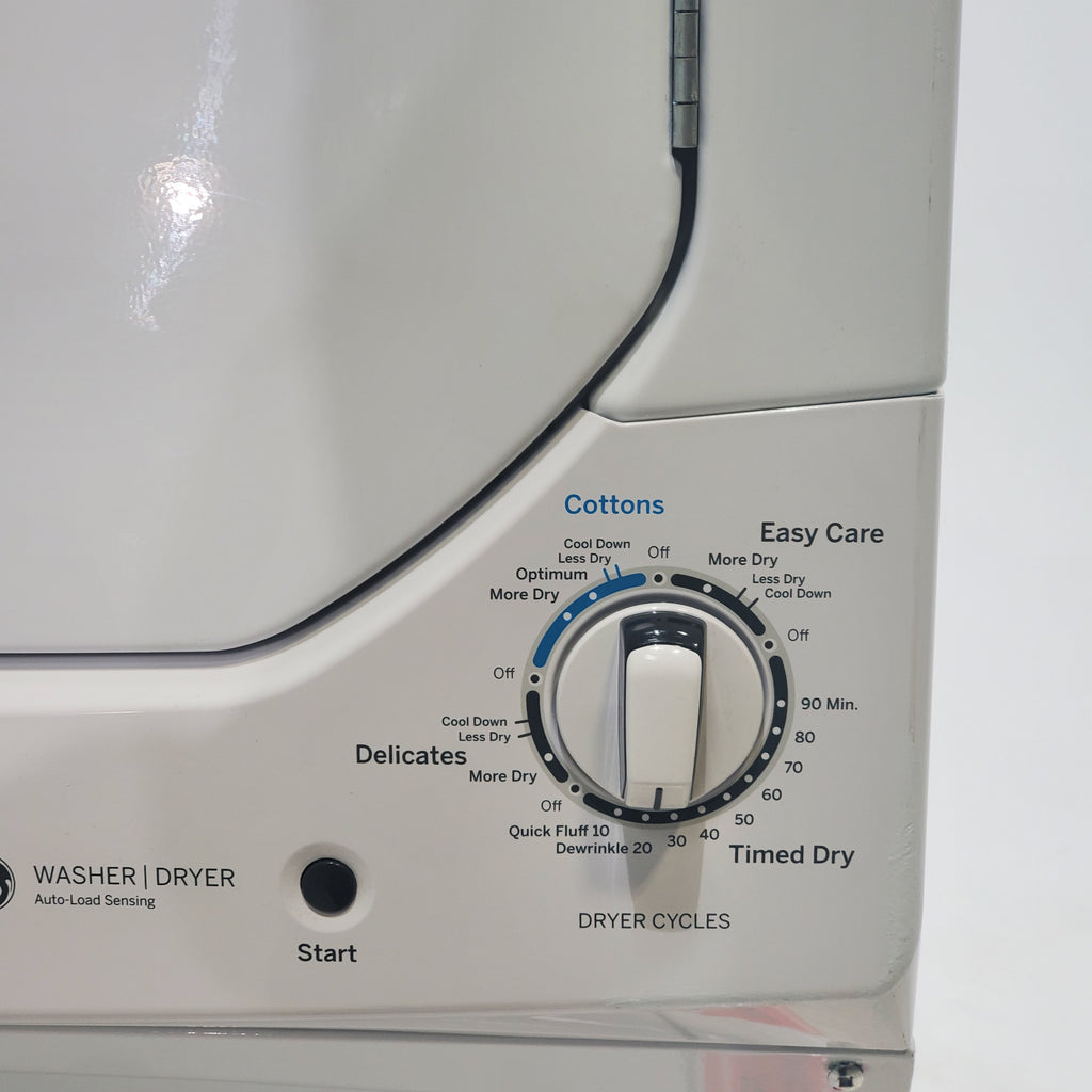 Pictures of 24 in. Wide GE Spacemaker Laundry Center with 2.3 cu. ft. Capacity Top Load Washing Machine and 4.4 cu. ft. Electric Dryer - Certified Refurbished - Neu Appliance Outlet - Discount Appliance Outlet in Austin, Tx