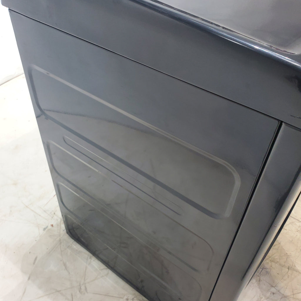 Pictures of Diamond Gray ENERGY STAR GE Profile 5.4 cu. ft. Top Load Washing Machine with FlexDispense and Diamond Gray ENERGY STAR GE Profile 7.4 cu. ft. Gas Dryer with Steam - Scratch & Dent - Moderate - Neu Appliance Outlet - Discount Appliance Outlet in Austin, Tx