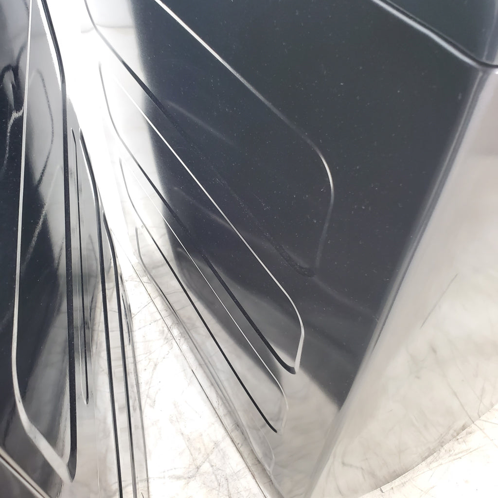 Pictures of Diamond Gray ENERGY STAR GE Profile 5.4 cu. ft. Top Load Washing Machine with FlexDispense and Diamond Gray ENERGY STAR GE Profile 7.4 cu. ft. Gas Dryer with Steam - Scratch & Dent - Moderate - Neu Appliance Outlet - Discount Appliance Outlet in Austin, Tx