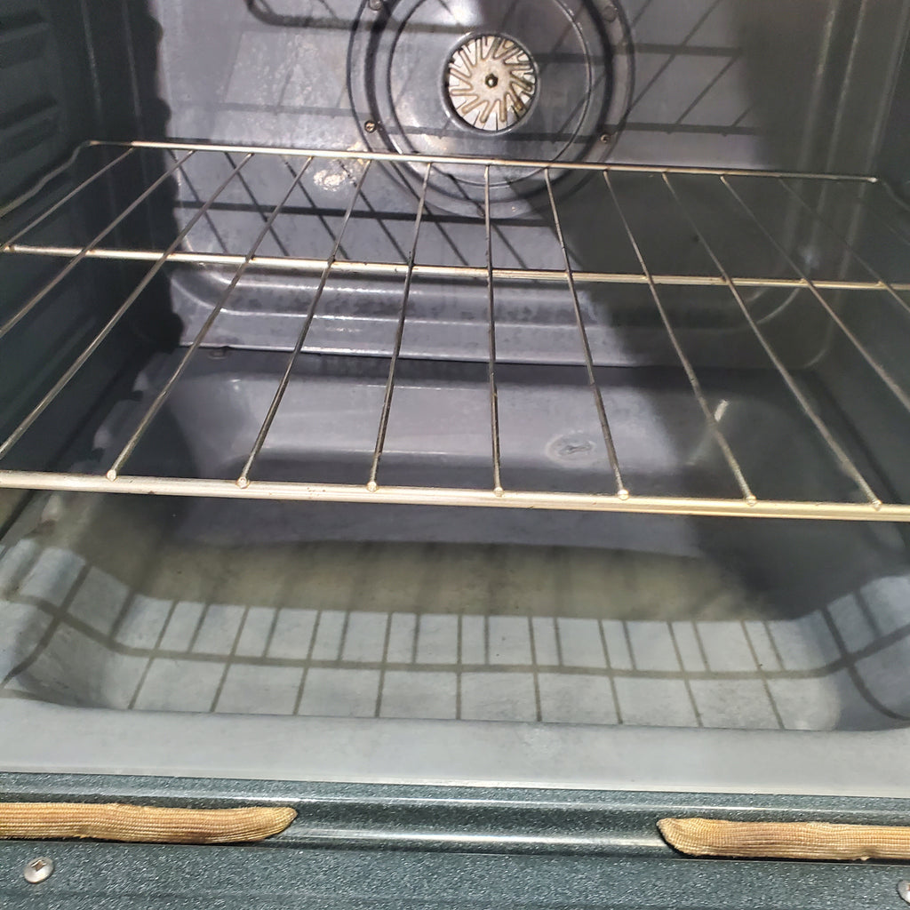 Pictures of Fingerprint-Resistant Stainless Steel Maytag 6.4 cu. ft. Freestanding 5 Heating Elements Smooth Cooktop Electric Range with Convection - Certified Refurbished - Neu Appliance Outlet - Discount Appliance Outlet in Austin, Tx