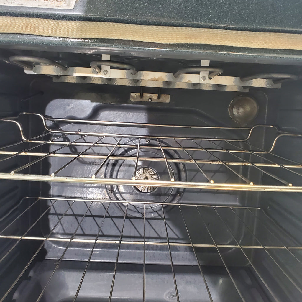 Pictures of Fingerprint-Resistant Stainless Steel Maytag 6.4 cu. ft. Freestanding 5 Heating Elements Smooth Cooktop Electric Range with Convection - Certified Refurbished - Neu Appliance Outlet - Discount Appliance Outlet in Austin, Tx