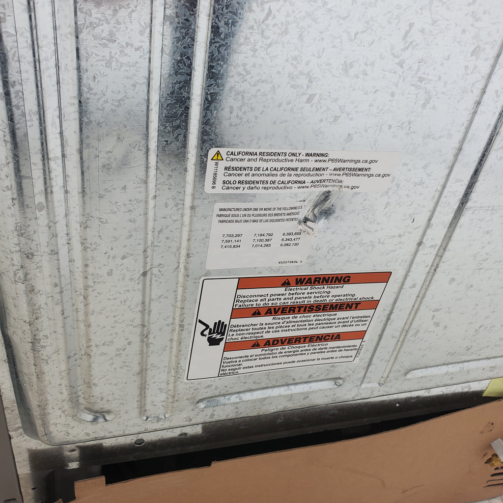 Pictures of 33 in. Wide Fingerprint-Resistant Stainless Steel Whirlpool 21.4 cu. ft. Side by Side Refrigerator with In Door Ice and Water Dispenser - Certified Refurbished - Neu Appliance Outlet - Discount Appliance Outlet in Austin, Tx