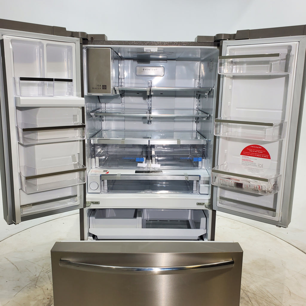 Pictures of Smudge-Proof Stainless Steel ENERGY STAR Frigidaire Gallery 27.8 cu. ft. 3 Door French Door Refrigerator with Dual Ice Maker- Scratch & Dent - Minor - Neu Appliance Outlet - Discount Appliance Outlet in Austin, Tx