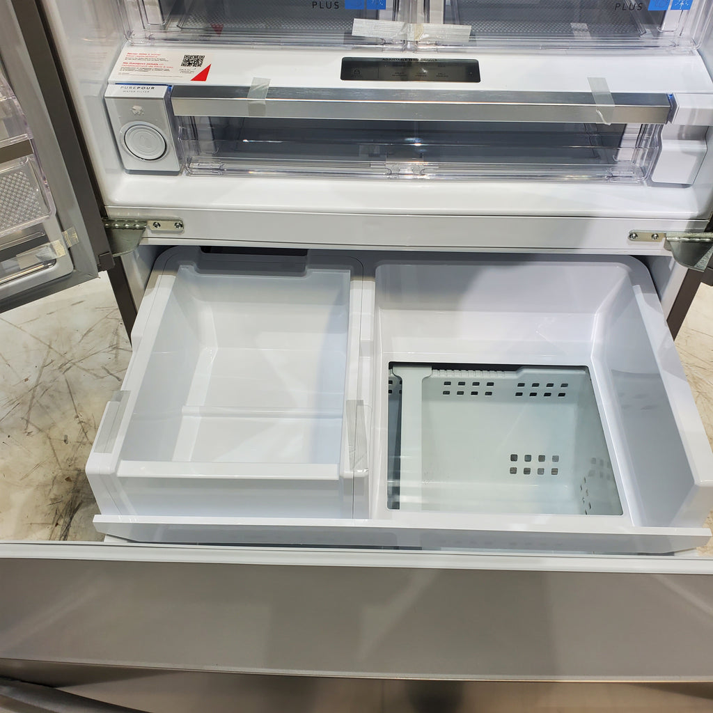 Pictures of Smudge-Proof Stainless Steel ENERGY STAR Frigidaire Gallery 27.8 cu. ft. 3 Door French Door Refrigerator with Dual Ice Maker- Scratch & Dent - Minor - Neu Appliance Outlet - Discount Appliance Outlet in Austin, Tx