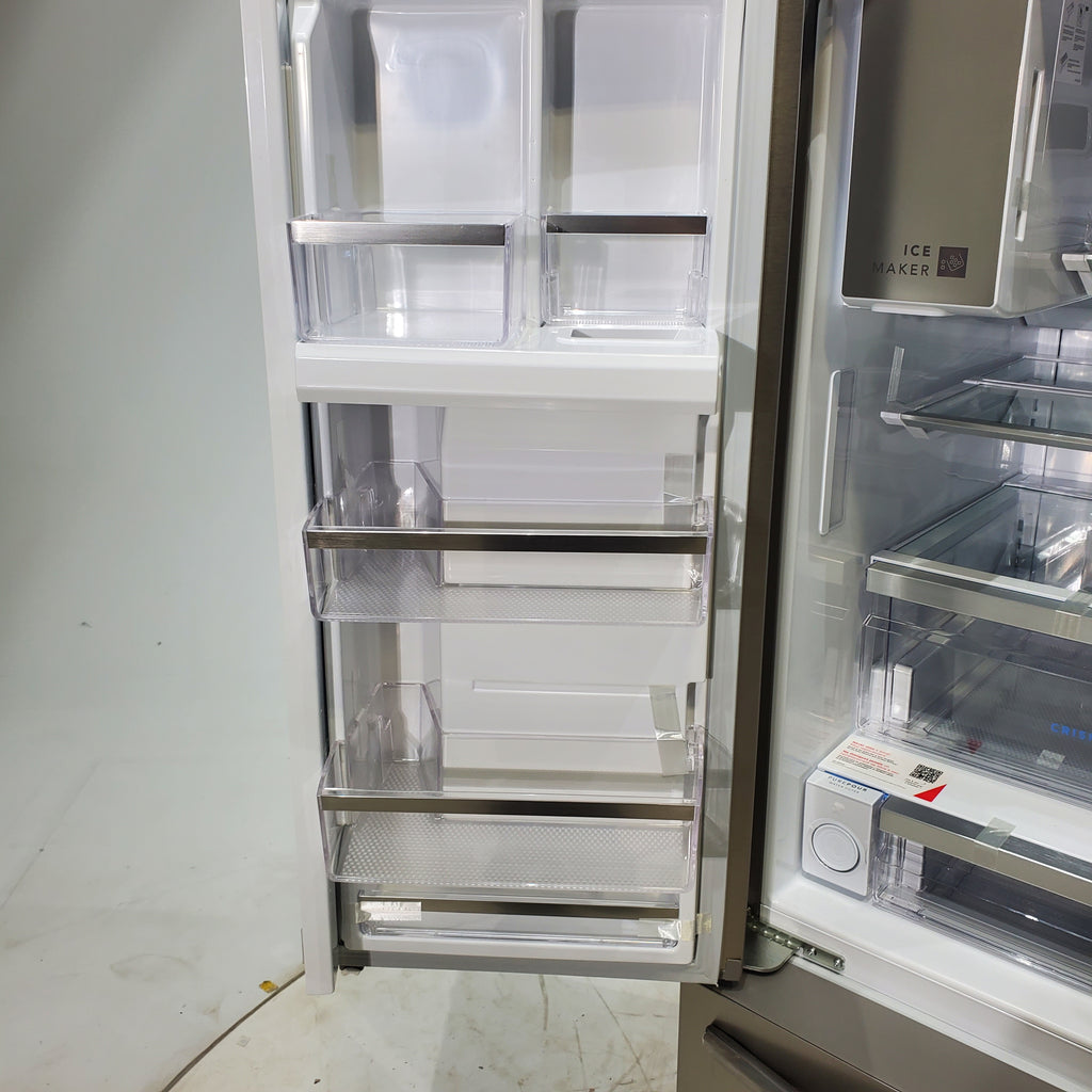 Pictures of Smudge-Proof Stainless Steel ENERGY STAR Frigidaire Gallery 27.8 cu. ft. 3 Door French Door Refrigerator with Dual Ice Maker- Scratch & Dent - Minor - Neu Appliance Outlet - Discount Appliance Outlet in Austin, Tx