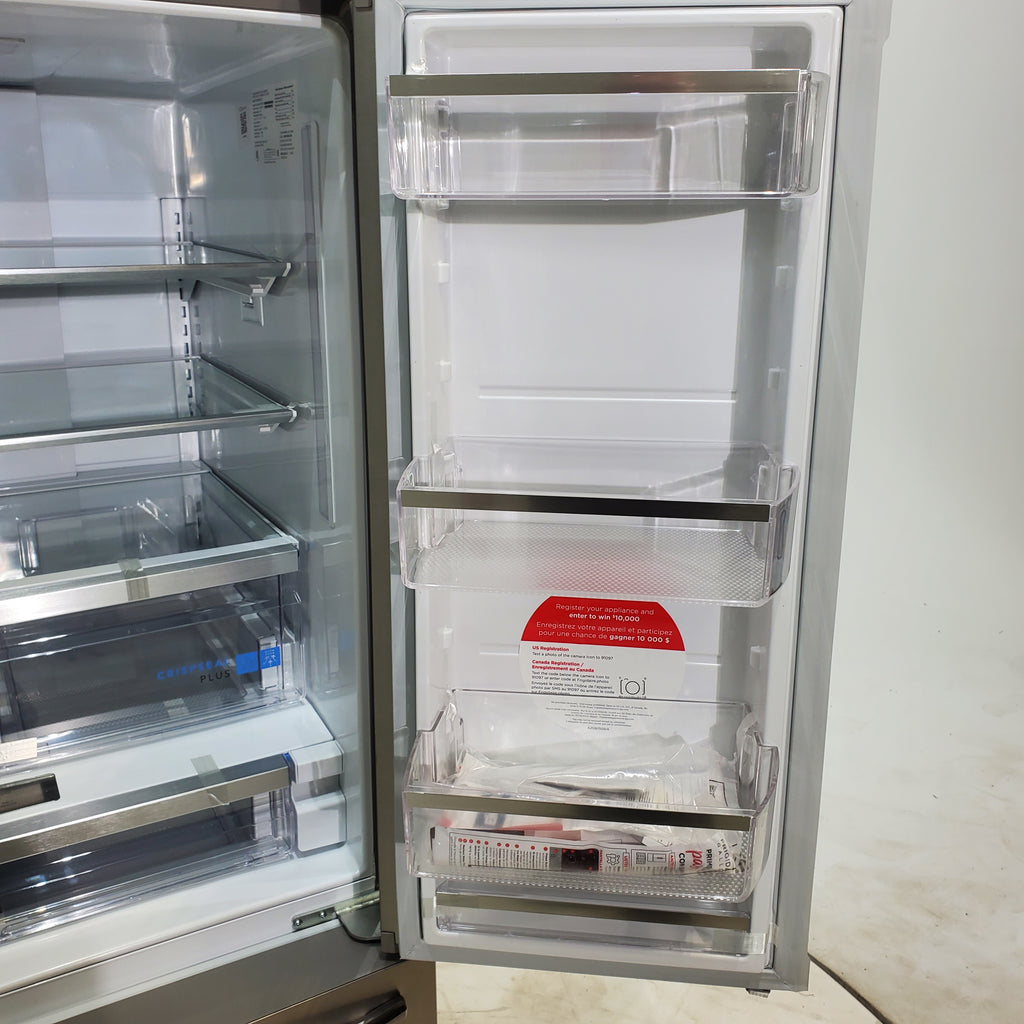 Pictures of Smudge-Proof Stainless Steel ENERGY STAR Frigidaire Gallery 27.8 cu. ft. 3 Door French Door Refrigerator with Dual Ice Maker- Scratch & Dent - Minor - Neu Appliance Outlet - Discount Appliance Outlet in Austin, Tx