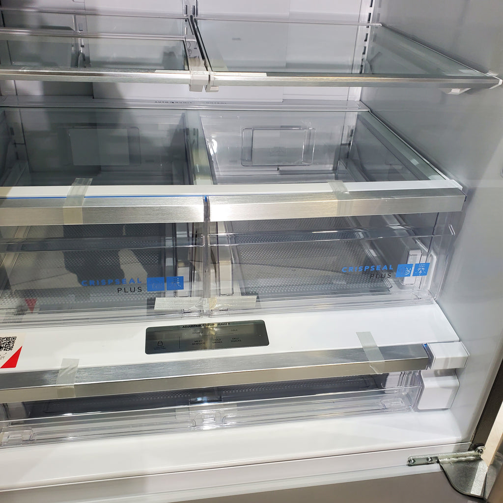 Pictures of Smudge-Proof Stainless Steel ENERGY STAR Frigidaire Gallery 27.8 cu. ft. 3 Door French Door Refrigerator with Dual Ice Maker- Scratch & Dent - Minor - Neu Appliance Outlet - Discount Appliance Outlet in Austin, Tx