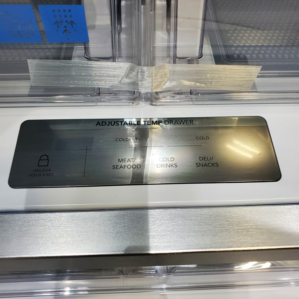 Pictures of Smudge-Proof Stainless Steel ENERGY STAR Frigidaire Gallery 27.8 cu. ft. 3 Door French Door Refrigerator with Dual Ice Maker- Scratch & Dent - Minor - Neu Appliance Outlet - Discount Appliance Outlet in Austin, Tx