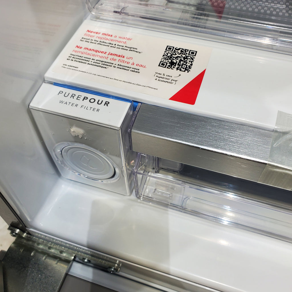 Pictures of Smudge-Proof Stainless Steel ENERGY STAR Frigidaire Gallery 27.8 cu. ft. 3 Door French Door Refrigerator with Dual Ice Maker- Scratch & Dent - Minor - Neu Appliance Outlet - Discount Appliance Outlet in Austin, Tx