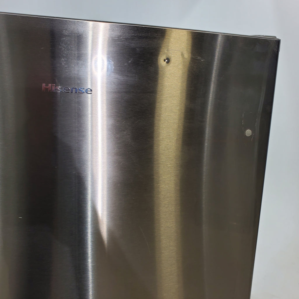 Pictures of 32 in. Wide Counter Depth Stainless Steel ENERGY STAR Hisense 17.1 cu. ft. Bottom Freezer Refrigerator with Super Freezer Technology - Certified Refurbished - Neu Appliance Outlet - Discount Appliance Outlet in Austin, Tx