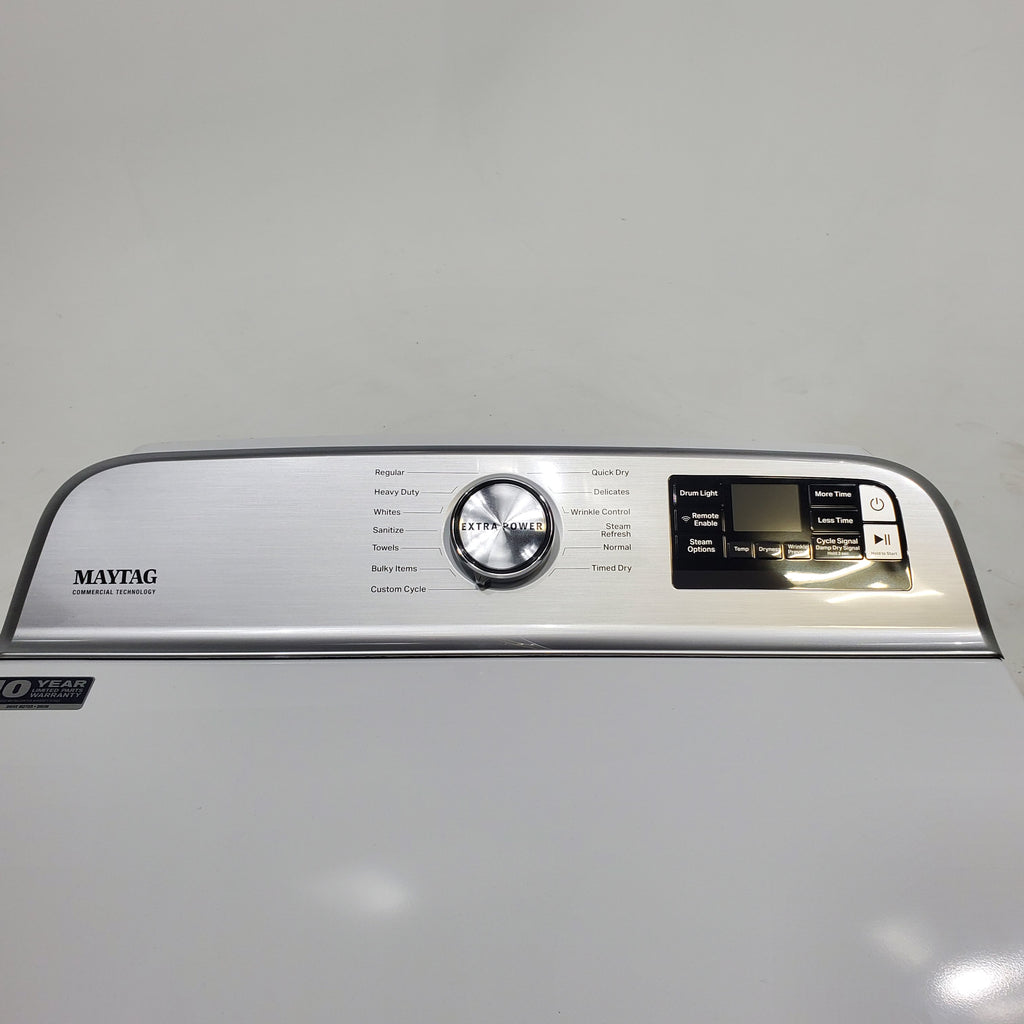 Pictures of ENERGY STAR Maytag Smart Capable 7.4 cu. ft. Electric Steam Dryer with Extra Power Button - Open Box - Neu Appliance Outlet - Discount Appliance Outlet in Austin, Tx