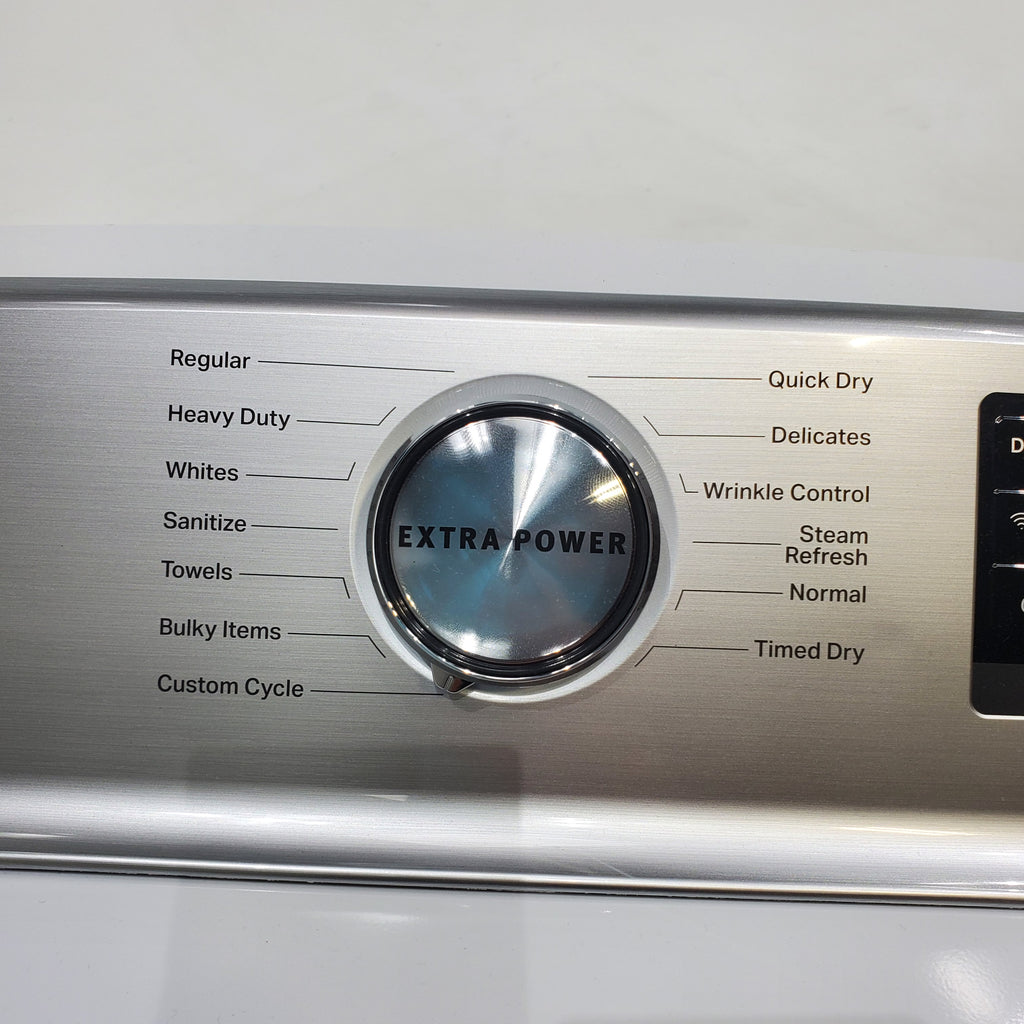 Pictures of ENERGY STAR Maytag Smart Capable 7.4 cu. ft. Electric Steam Dryer with Extra Power Button - Open Box - Neu Appliance Outlet - Discount Appliance Outlet in Austin, Tx