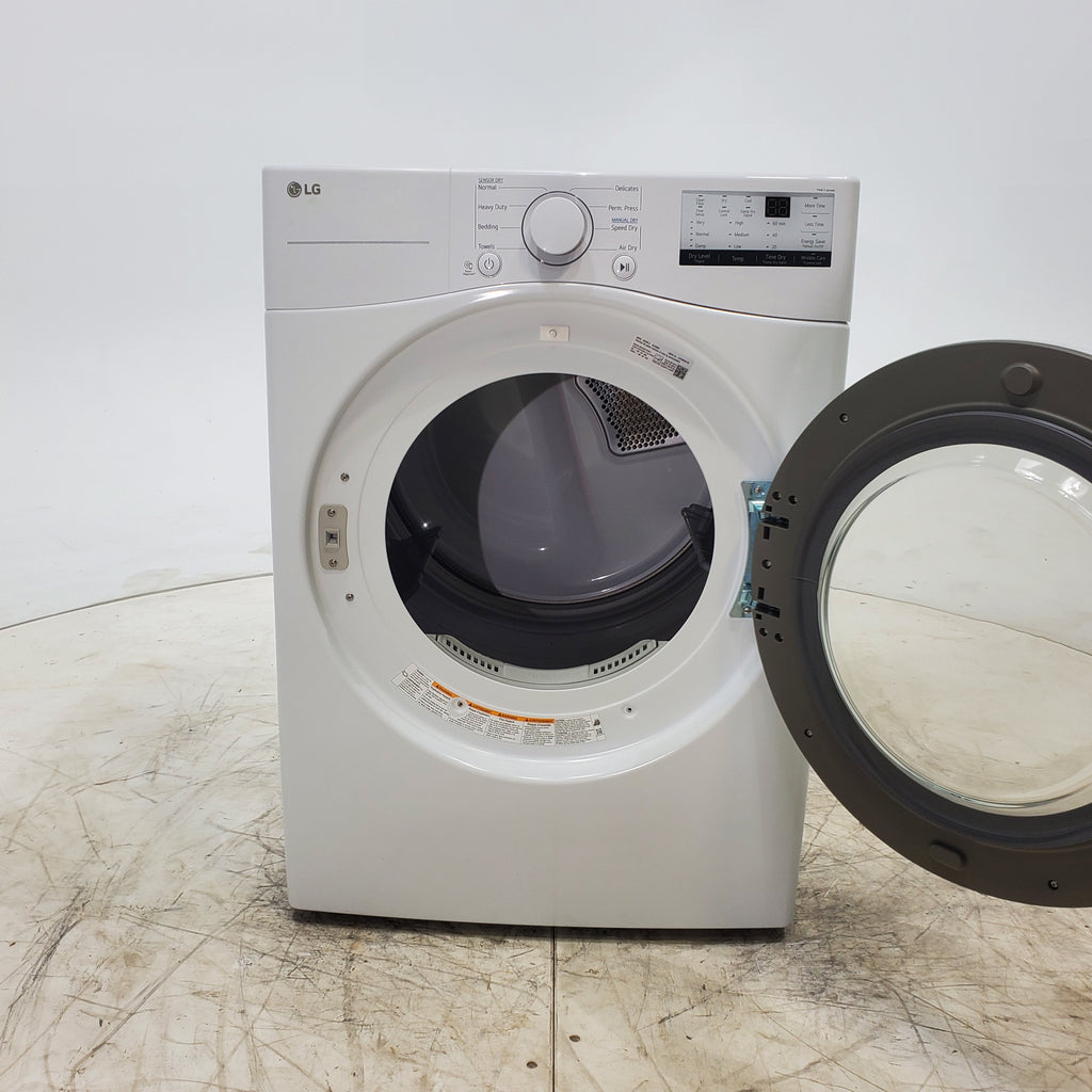 Pictures of ENERGY STAR LG 7.4 cu. ft. Electric Vented Dryer with Sensor Dry and SmartThinQ Technology - Certified Refurbished - Neu Appliance Outlet - Discount Appliance Outlet in Austin, Tx