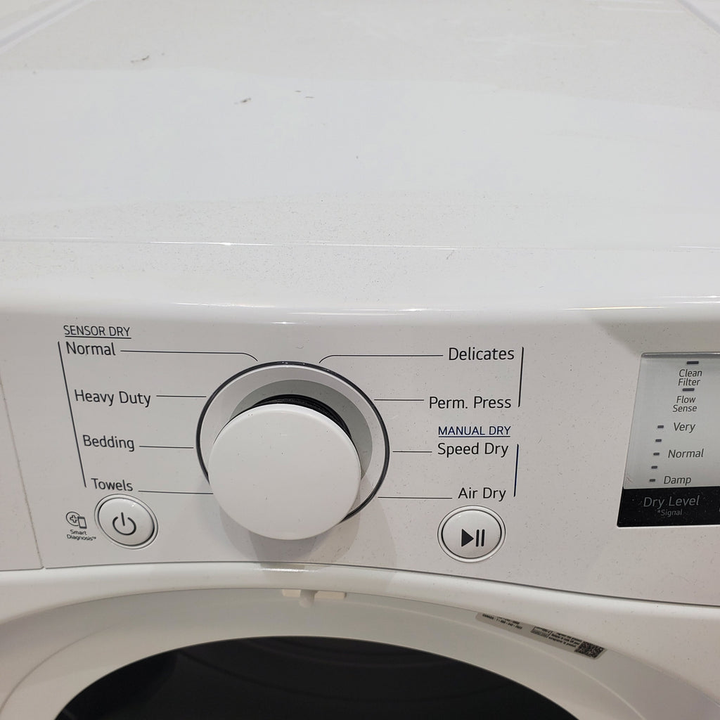 Pictures of ENERGY STAR LG 7.4 cu. ft. Electric Vented Dryer with Sensor Dry and SmartThinQ Technology - Certified Refurbished - Neu Appliance Outlet - Discount Appliance Outlet in Austin, Tx