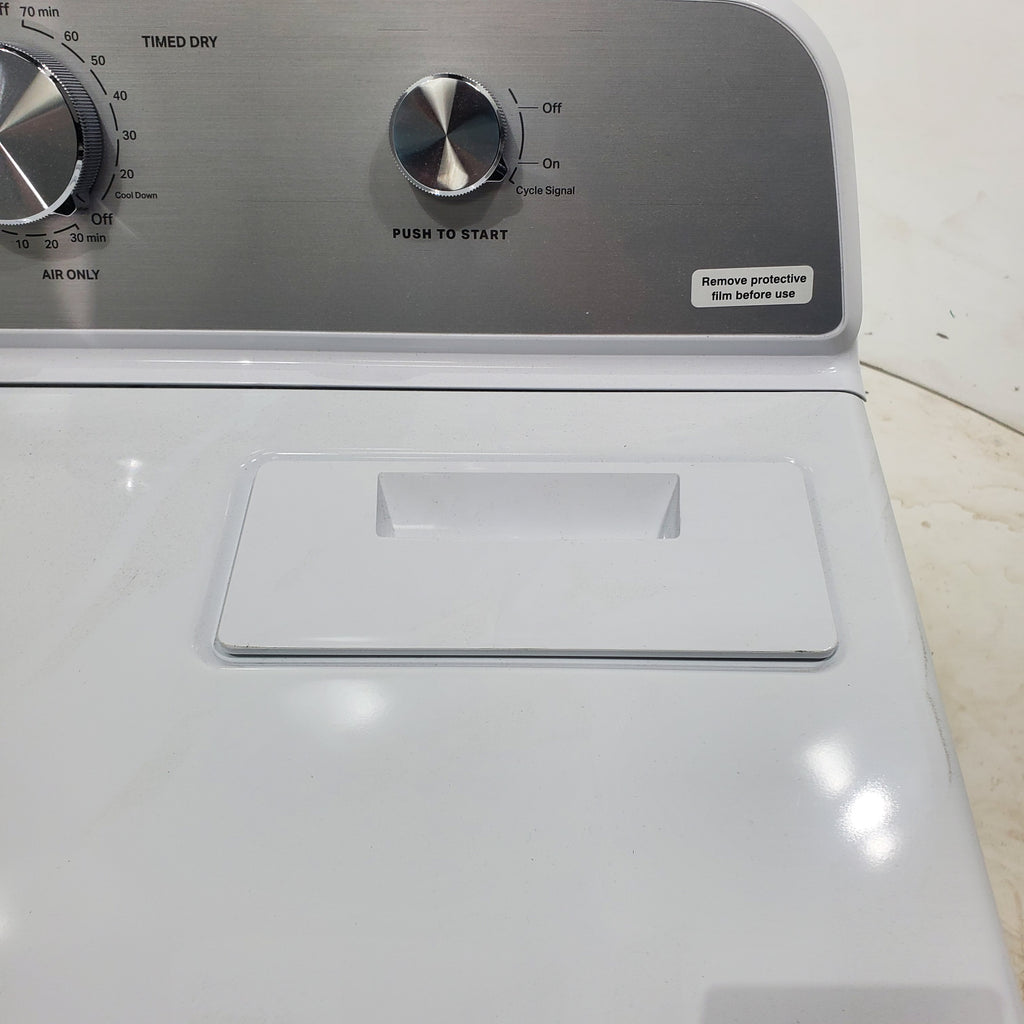 Pictures of Maytag 7.0 cu. ft. Electric Dryer with Reversible Door and Advanced Moisture Sensing- Scratch & Dent - Minor - Neu Appliance Outlet - Discount Appliance Outlet in Austin, Tx