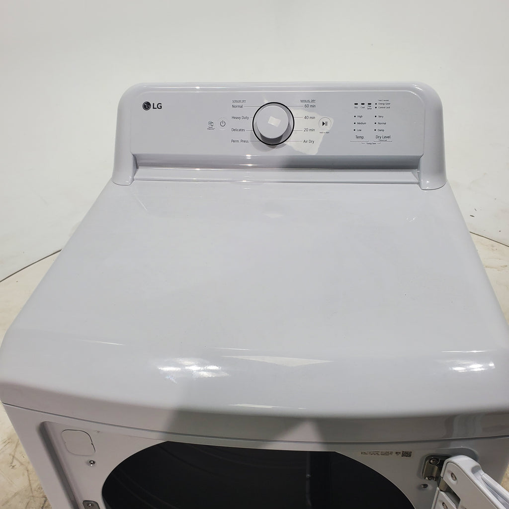 Pictures of ENERGY STAR LG 7.3 cu. ft. Gas Dryer with Dial-A Cycle Knob and FlowSense Duct Clogging Indicator - Scratch & Dent - Minor - Neu Appliance Outlet - Discount Appliance Outlet in Austin, Tx