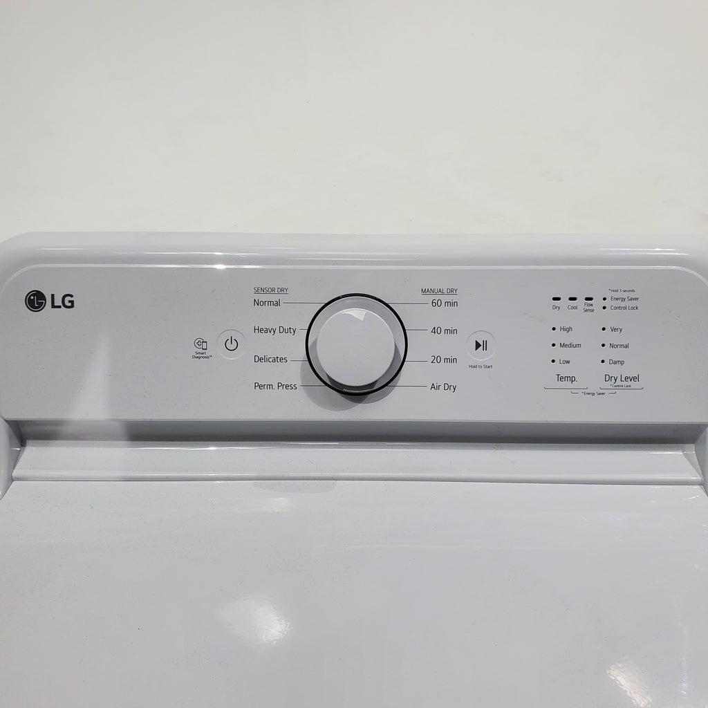 Pictures of ENERGY STAR LG 7.3 cu. ft. Gas Dryer with Dial-A Cycle Knob and FlowSense Duct Clogging Indicator - Scratch & Dent - Minor - Neu Appliance Outlet - Discount Appliance Outlet in Austin, Tx