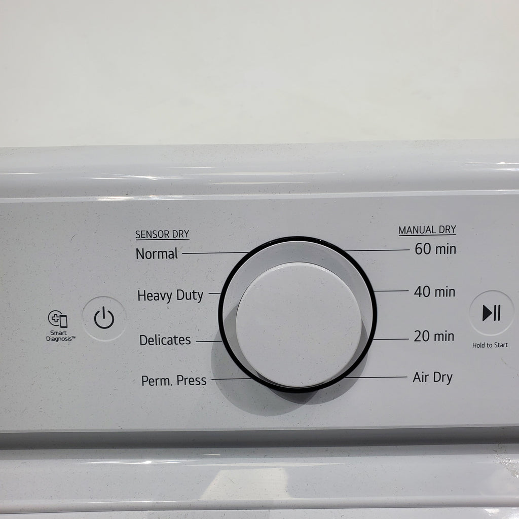 Pictures of ENERGY STAR LG 7.3 cu. ft. Gas Dryer with Dial-A Cycle Knob and FlowSense Duct Clogging Indicator - Scratch & Dent - Minor - Neu Appliance Outlet - Discount Appliance Outlet in Austin, Tx