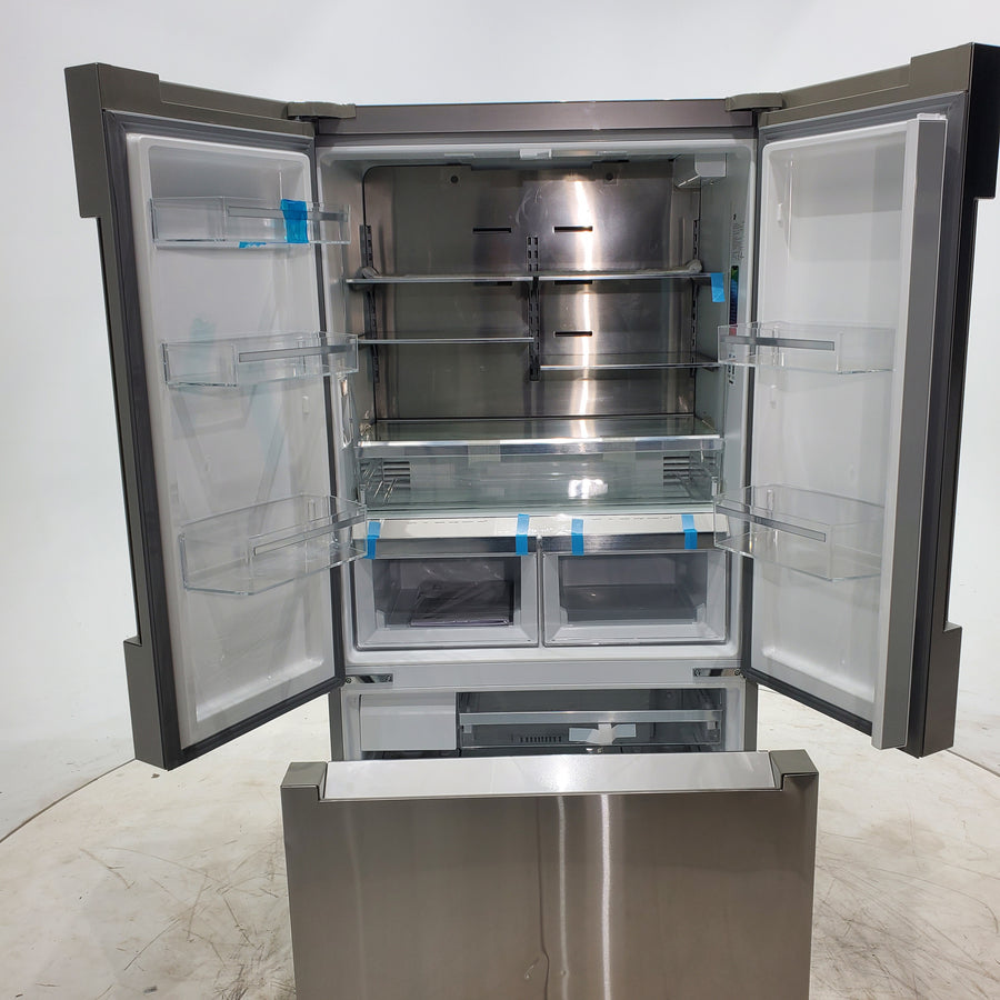 Bosch 800 Series Stainless Steel 36 inch Wide 20.8 cu. ft. Smart Counter Depth French Door Refrigerator with Internal Water and Ice - Scratch & Dent - Moderate