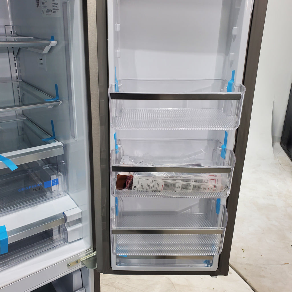 Pictures of Smudge-Proof Stainless Steel ENERGY STAR Frigidaire Gallery 27.8 cu. ft. 3 Door French Door Refrigerator with Dual Ice Maker- Scratch & Dent - Minor - Neu Appliance Outlet - Discount Appliance Outlet in Austin, Tx