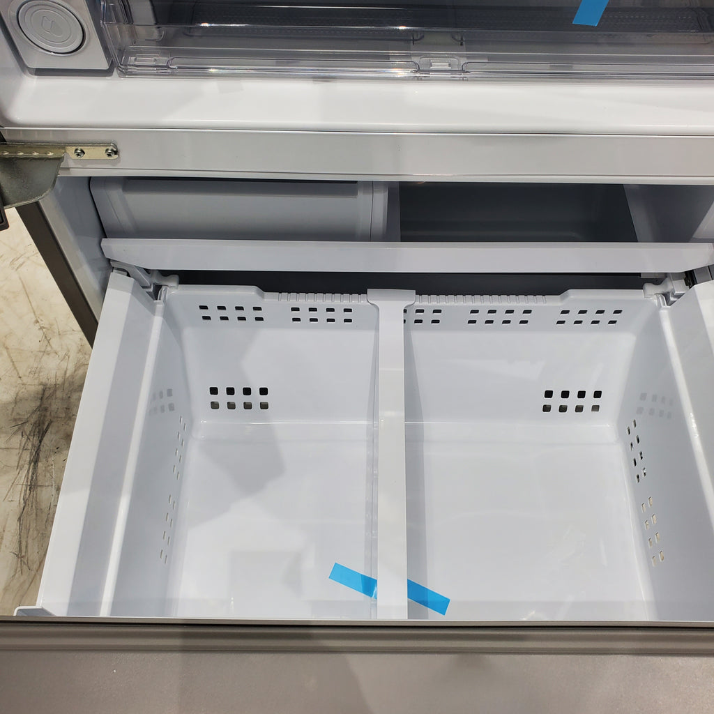 Pictures of Smudge-Proof Stainless Steel ENERGY STAR Frigidaire Gallery 27.8 cu. ft. 3 Door French Door Refrigerator with Dual Ice Maker- Scratch & Dent - Minor - Neu Appliance Outlet - Discount Appliance Outlet in Austin, Tx