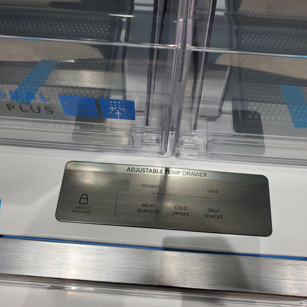 Pictures of Smudge-Proof Stainless Steel ENERGY STAR Frigidaire Gallery 27.8 cu. ft. 3 Door French Door Refrigerator with Dual Ice Maker- Scratch & Dent - Minor - Neu Appliance Outlet - Discount Appliance Outlet in Austin, Tx