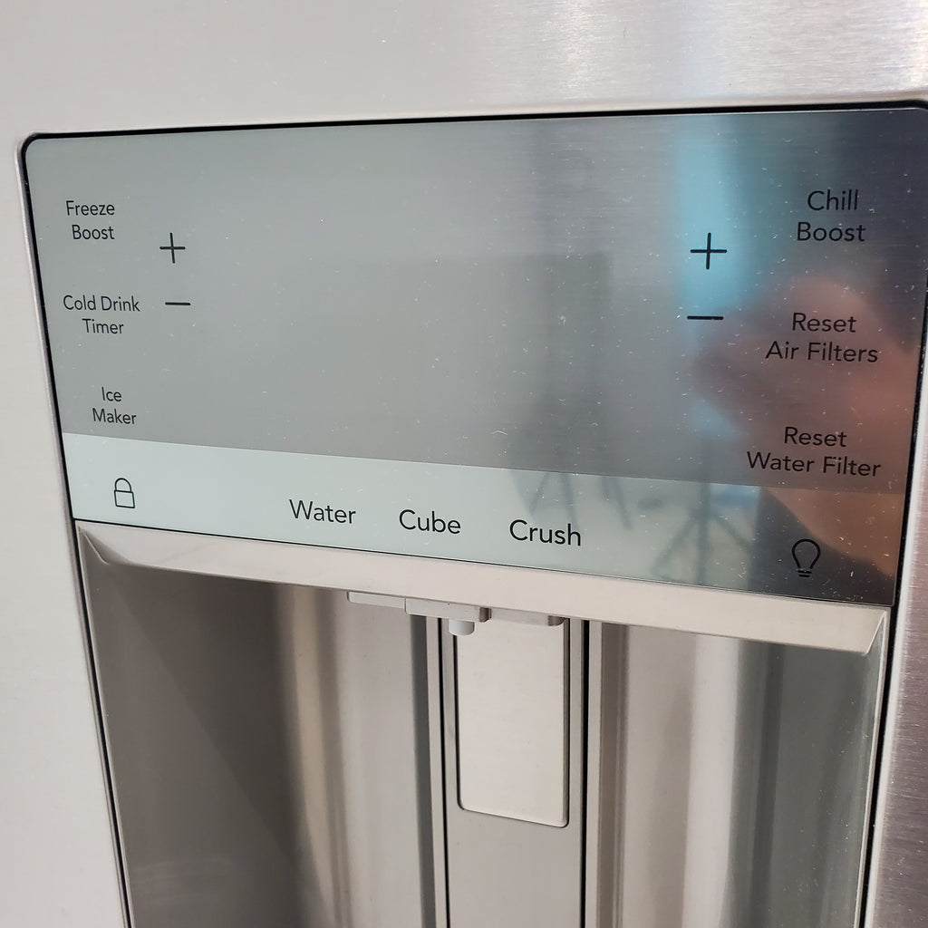 Pictures of Smudge-Proof Stainless Steel ENERGY STAR Frigidaire Gallery 27.8 cu. ft. 3 Door French Door Refrigerator with Dual Ice Maker- Scratch & Dent - Minor - Neu Appliance Outlet - Discount Appliance Outlet in Austin, Tx