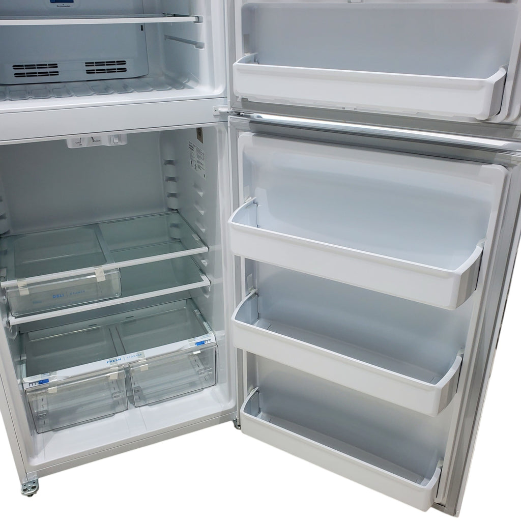 Pictures of 30 in. Width White Frigidaire 18.3 cu. ft. Top Freezer Refrigerator with EvenTemp Cooling System - Certified Refurbished - Neu Appliance Outlet - Discount Appliance Outlet in Austin, Tx