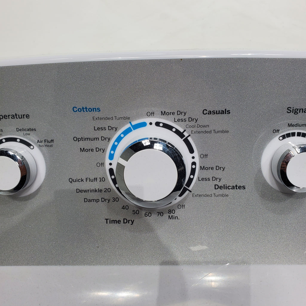 Pictures of ENERGY STAR GE 4.6 cu. ft. Top Load Washing Machine with Stainless Steel Basket and 7.2 cu. ft. Electric Dryer with HE Sensor Dry - Scratch & Dent - Minor - Neu Appliance Outlet - Discount Appliance Outlet in Austin, Tx