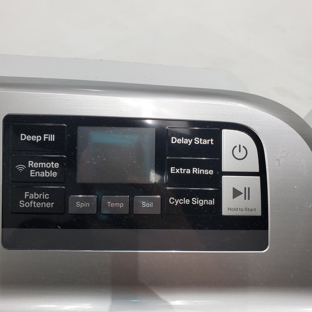 Pictures of Maytag 5.3 cu. ft. Smart Capable ENERGY STAR Top Load Washing Machine with Extra Power Button and  ENERGY STAR Smart Capable 7.4 cu. ft. Electric Steam Dryer with Extra Power Button - Scratch & Dent - Minor - Neu Appliance Outlet - Discount Appliance Outlet in Austin, Tx