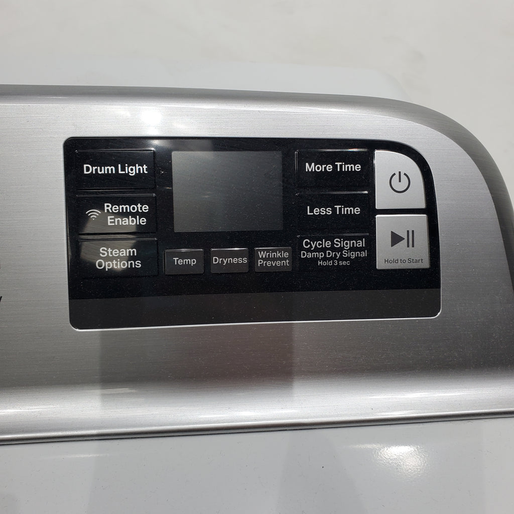 Pictures of Maytag 5.3 cu. ft. Smart Capable ENERGY STAR Top Load Washing Machine with Extra Power Button and  ENERGY STAR Smart Capable 7.4 cu. ft. Electric Steam Dryer with Extra Power Button - Scratch & Dent - Minor - Neu Appliance Outlet - Discount Appliance Outlet in Austin, Tx