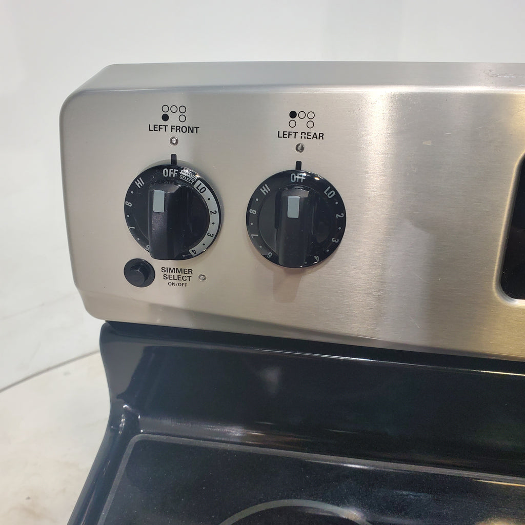 Pictures of Stainless Steel Kenmore 4.9 cu. ft. 4 Heating Element Freestanding Electric Range with Smooth Cooktop - Certified Refurbished - Neu Appliance Outlet - Discount Appliance Outlet in Austin, Tx
