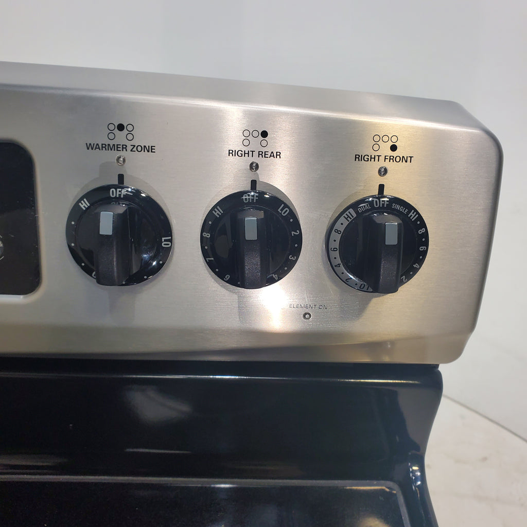 Pictures of Stainless Steel Kenmore 4.9 cu. ft. 4 Heating Element Freestanding Electric Range with Smooth Cooktop - Certified Refurbished - Neu Appliance Outlet - Discount Appliance Outlet in Austin, Tx