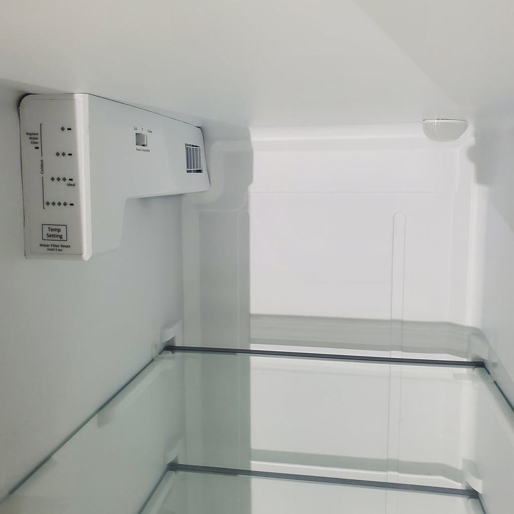 Pictures of 33 in. Wide Fingerprint-Resistant Stainless Steel Whirlpool 21.4 cu. ft. Side by Side Refrigerator with In Door Ice and Water Dispenser - Scratch & Dent - Minor - Neu Appliance Outlet - Discount Appliance Outlet in Austin, Tx