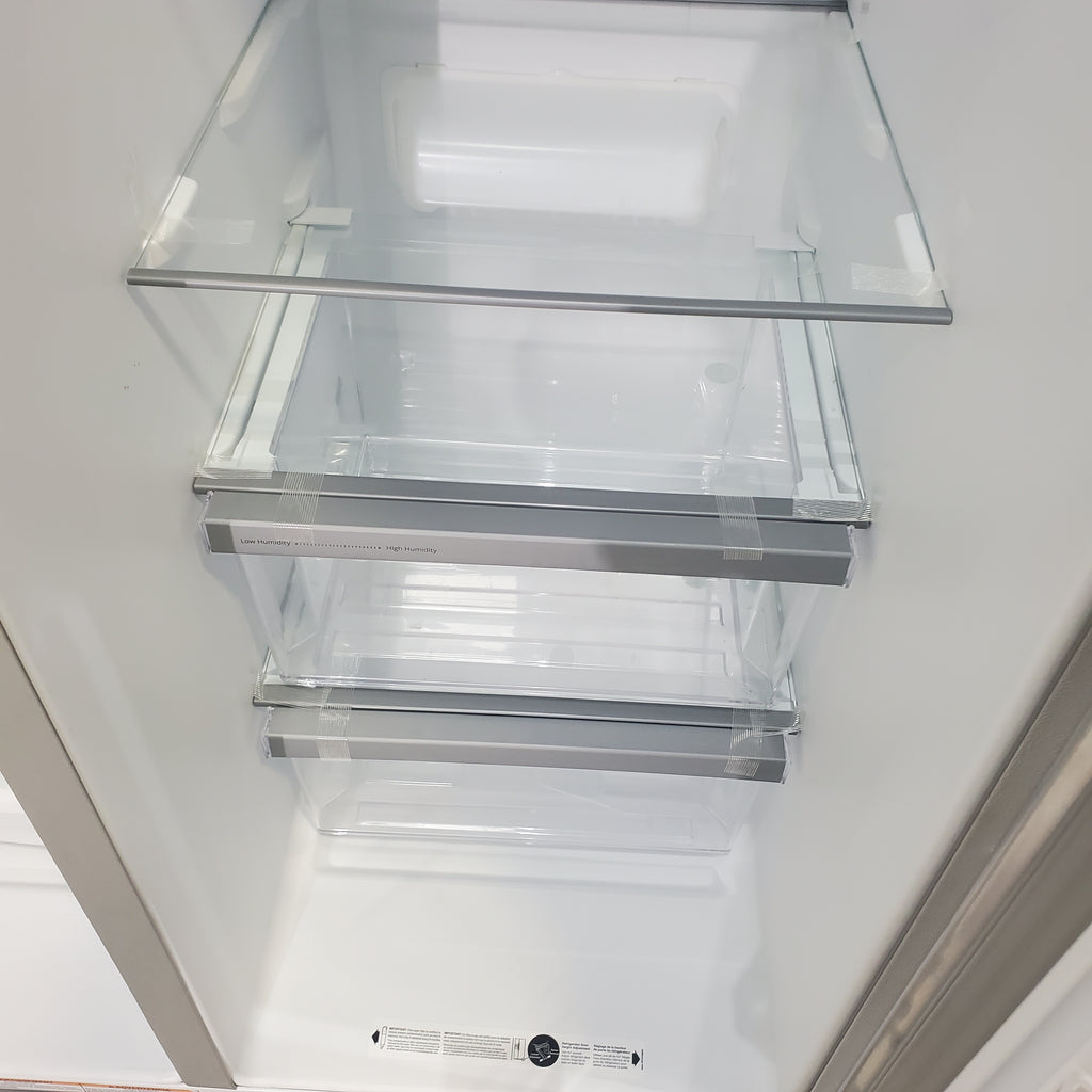 Pictures of 33 in. Wide Fingerprint-Resistant Stainless Steel Whirlpool 21.4 cu. ft. Side by Side Refrigerator with In Door Ice and Water Dispenser - Scratch & Dent - Minor - Neu Appliance Outlet - Discount Appliance Outlet in Austin, Tx