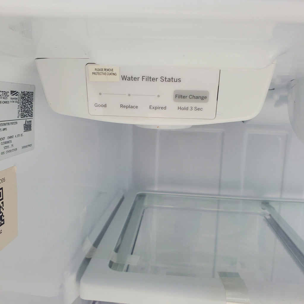 Pictures of 28" Wide GE 17.5 Cu. Ft. Top-Freezer Refrigerator with Adjustable Shelving- Certified Refurbished - Neu Appliance Outlet - Discount Appliance Outlet in Austin, Tx