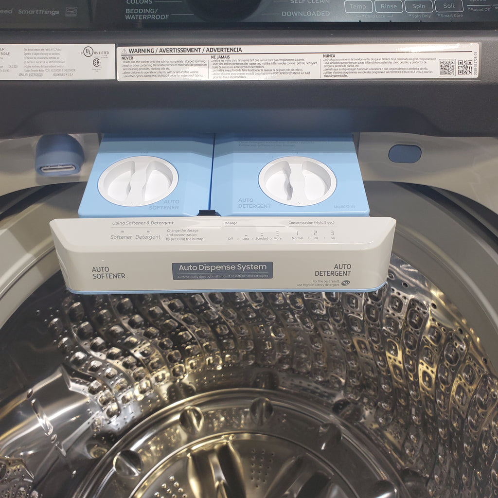 Pictures of 5.5 cu. ft. Extra-Large Capacity Smart Top Load Washer with Auto Dispense System in Ivory - Scratch & Dent - Minor - Neu Appliance Outlet - Discount Appliance Outlet in Austin, Tx
