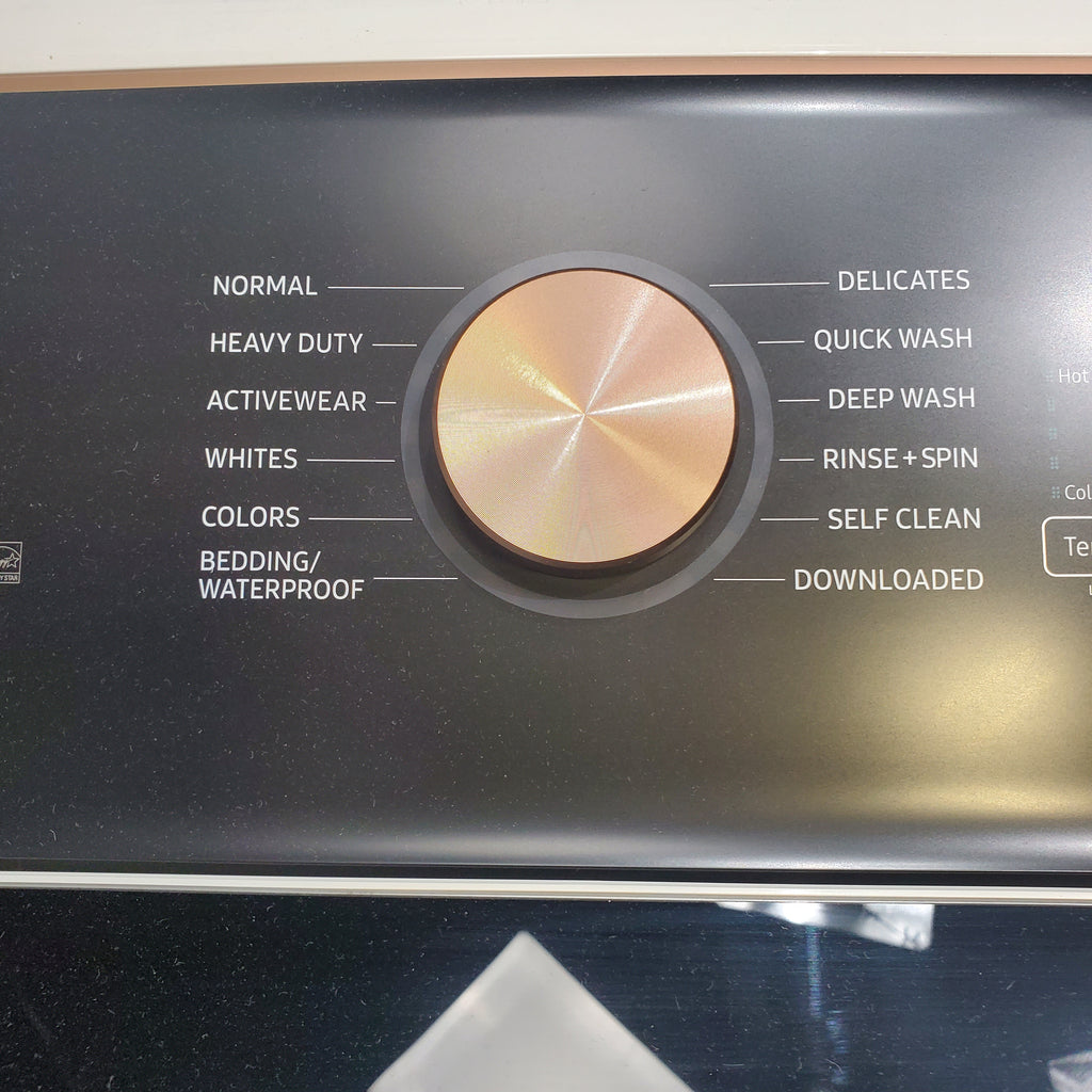 Pictures of 5.5 cu. ft. Extra-Large Capacity Smart Top Load Washer with Auto Dispense System in Ivory - Scratch & Dent - Minor - Neu Appliance Outlet - Discount Appliance Outlet in Austin, Tx